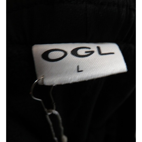 OGL Black Waterproof Fleece Lined Toggle Ankle Pull On Snow Pants Size Large - Picture 8 of 16